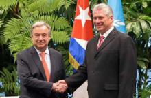 Carta del Presidente de Cuba al Secretario General de las Naciones Unidas. 75 aniversario ONU