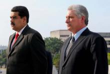 Díaz-Canel reitera apoyo de Cuba al gobierno y pueblo de Venezuela