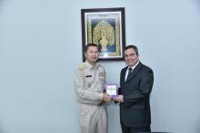 Secretary General of the Commission of Higher Education of Thailand welcomes the Ambassador of Cuba