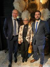 Embajadora cubana sostiene encuentro con Presidente de la Cámara de Comercio