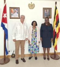 It was a pleasure to receive you at the Cuban Embassy, Dr. Aixa Kindelán Larrea from @ISRICuba