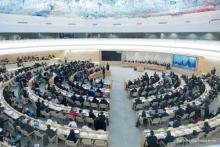 Ginebra, Suiza, 11 de marzo de 2025. Los 20 países miembros del Grupo de Amigos en Defensa de la Carta de las Naciones Unidas, emitieron hoy una enérgica declaración ante el Consejo de Derechos Humanos de la ONU, condenando la reinclusión de Cuba en la lista unilateral elaborada por el gobierno de Estados Unidos de países supuestamente patrocinadores del terrorismo. La declaración fue realizada durante el diálogo con el Relator Especial sobre la Defensa de los Derechos Humanos en la Lucha contra el Terrori