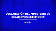 Se refuerza la guerra económica contra Cuba. Declaración del Ministerio de Relaciones Exteriores de Cuba