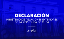 Cuba llama a detener la nueva agresión de Estados Unidos e Israel contra Irán y evitar una escalada en Oriente Medio. Declaración del Ministerio de Relaciones Exteriores 