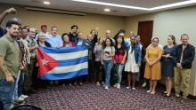 Grupo Parlamentario de Amistad con Cuba Intercambia con Delegación Cubana en la Asamblea de los Pueblos