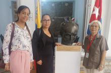 Representación diplomática de Cuba visita la Casa Nuestra América José Martí en Caracas