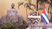 Ofrenda Floral a José Martí en Caracas por el 169 aniversario de su natalicio