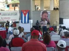 Venezolanos condenan bloqueo de EE. UU. contra Cu