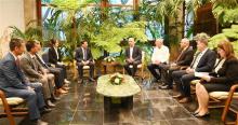 El Presidente cubanoMiguel Díaz-Canel Bermúdez recibió al viceministro Do Xuan Tuyen.