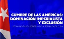 Cumbre de las Américas: dominación imperialista y exclusión.